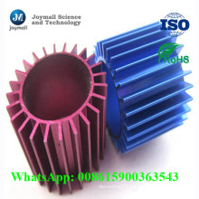 Custom Aluminum Anodizing Colorful Heatsink Pipe for Cool Tower Part